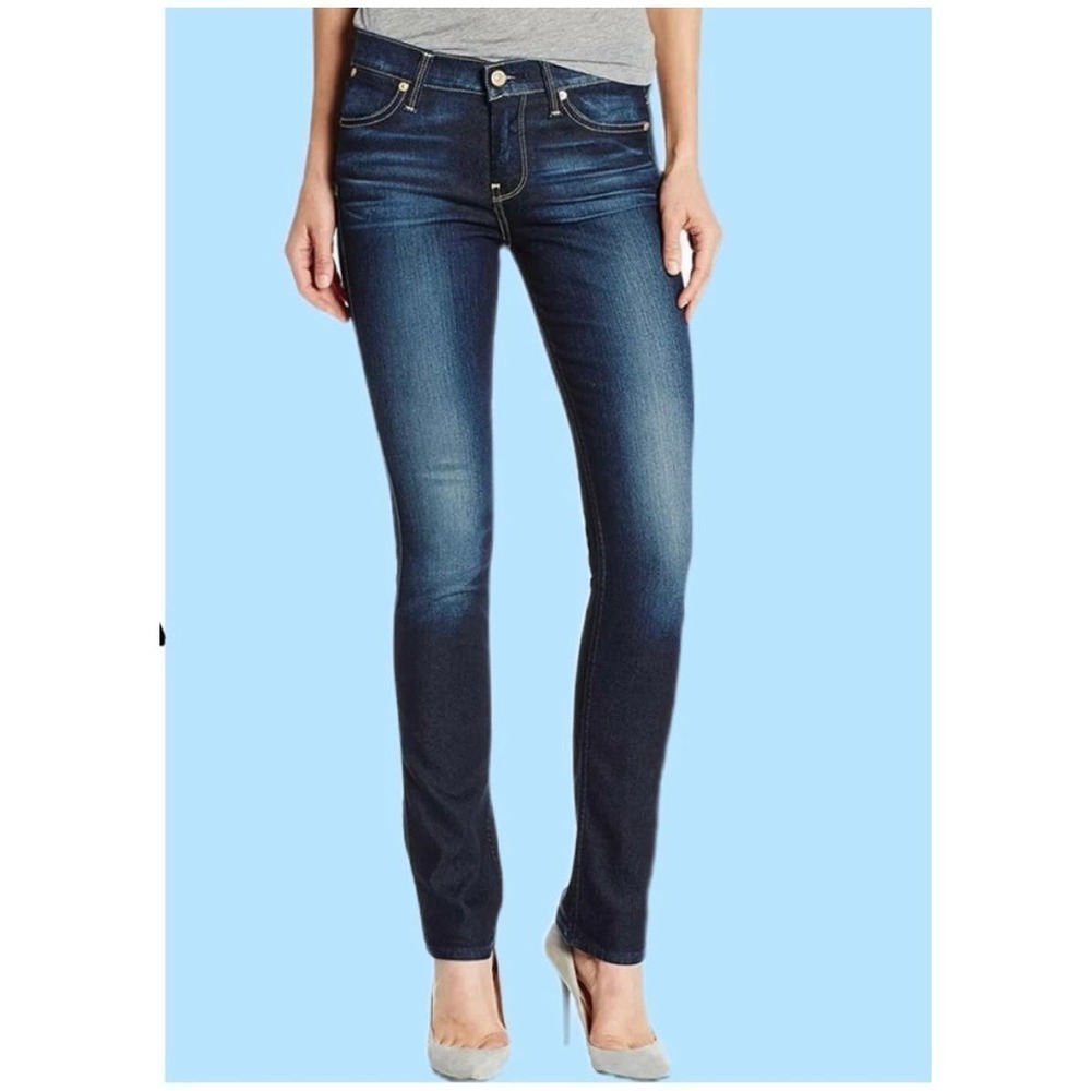 7 for all mankind Midrise modern straight jeans